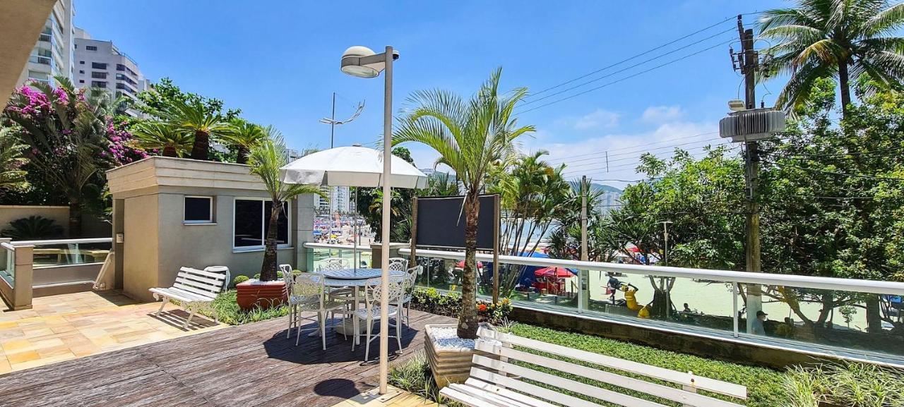 Apto Com Garagem E Lavanderia Em Frente A Praia Guarujá Exteriér fotografie